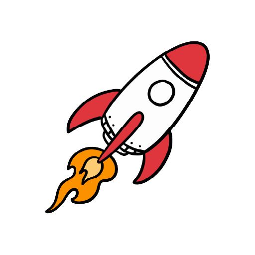 rocket launch illustration